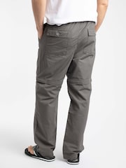 Weird Fish Grey Wade Ripstop Zip Off Trousers - Image 3 of 5