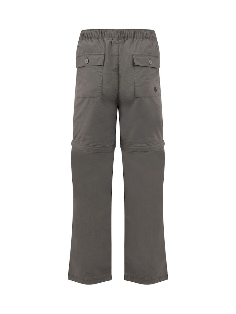 Weird Fish Grey Wade Ripstop Zip Off Trousers - Image 5 of 5
