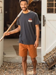 Weird Fish Weston Relaxed Canvas Short - Imagen 5 de 8