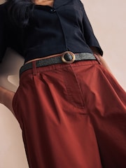 Black Skinny Raffia Belt - Image 2 of 4