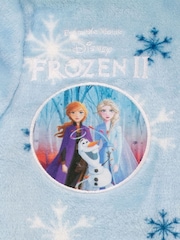 Character Blue Disney Frozen Fleece Hooded All-In-One - Image 2 of 7