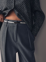 Silver Skinny Stretch Plaque Belt - Image 1 of 5