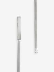 Silver Skinny Stretch Plaque Belt - Image 5 of 5