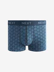 Blue/Purple Mineral Pattern 4 pack Hipsters - Image 5 of 7