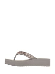 Skechers Brown Vinyasa Wild Daisies Sandals - Image 2 of 5