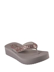 Skechers Brown Vinyasa Wild Daisies Sandals - Image 3 of 5