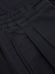Reiss Navy Arden Relaxed Twill Drawstring Trousers - Image 6 of 6