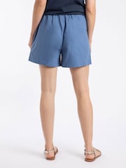 Weird Fish Blue Jardin Cotton Twill Shorts - Image 2 of 5