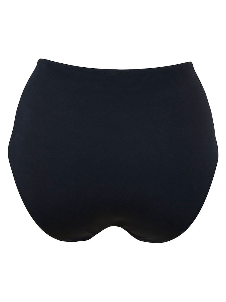 Pour Moi Black High Leg Space Bikini Bottoms - Image 5 of 5