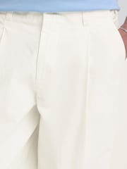Casual Friday White Valer Mid Rise Straight Leg Trousers - Image 4 of 5