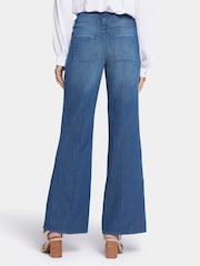 NYDJ Blue High Rise Teresa Wide Leg Jeans - Image 2 of 7