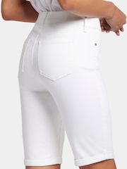 NYDJ Briella Denim White Shorts - Image 6 of 6