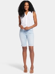 NYDJ Briella Denim White Shorts - Image 1 of 6