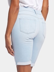 NYDJ Briella Denim White Shorts - Image 6 of 6