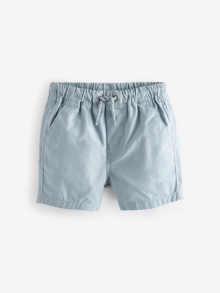 Tan/Blue/Lemon Pull On Shorts 3 Pack (3mths-7yrs) - Image 2 of 6