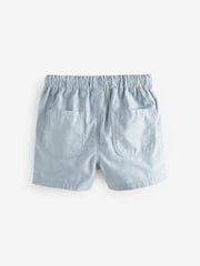 Tan/Blue/Lemon Pull On Shorts 3 Pack (3mths-7yrs) - Image 3 of 6