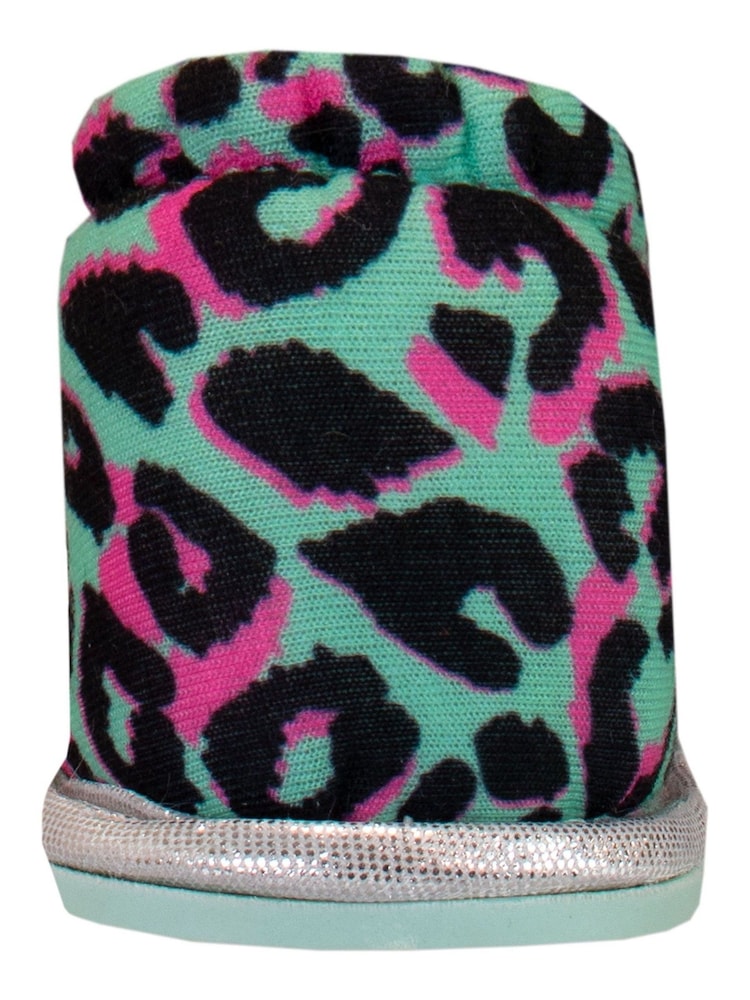 Harry Bear Green Leopard Printed Slippers - Image 4 of 4