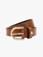 Kate Spade Brown New York Contrast Edge Belt - Image 1 of 4