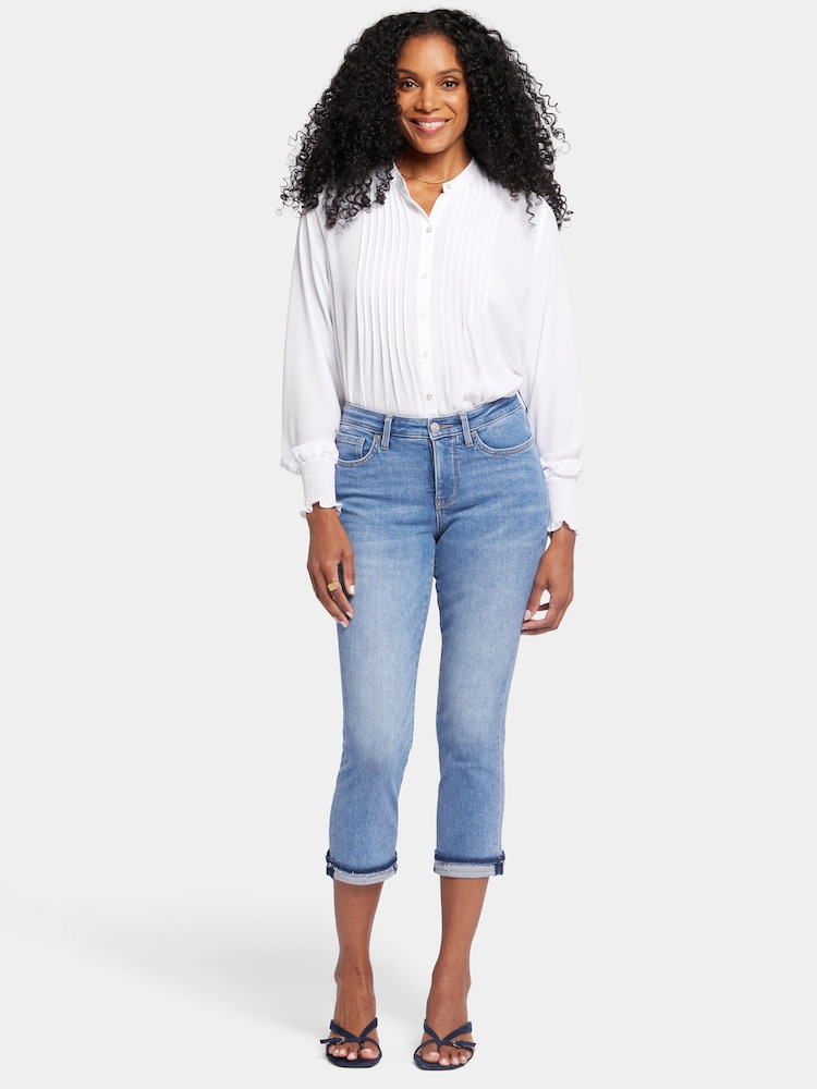 NYDJ Chloe Capri Cropped Jeans - Image 2 of 6 NYDJ Chloe Capri Cropped Jeans - Image 2 of 6