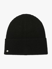 Kate Spade Black New York Spade Beanie - Image 1 of 4