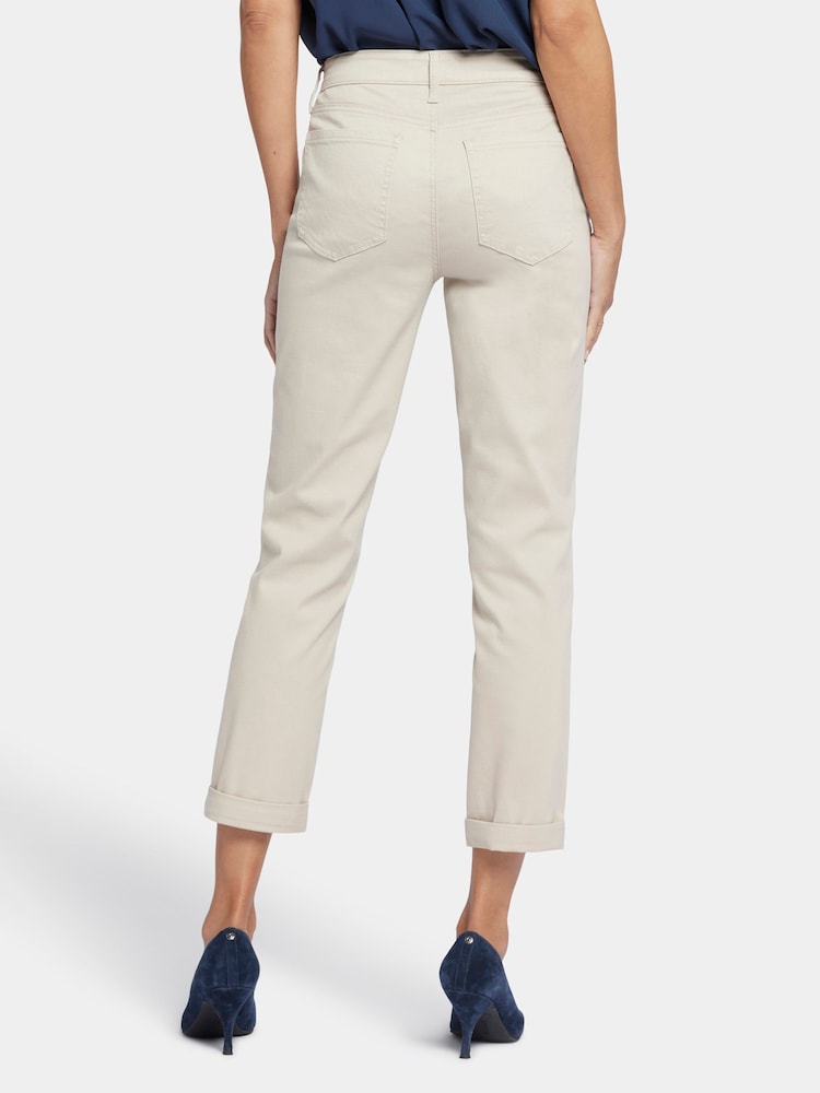 NYDJ Margot Girlfriend White Jeans - Image 2 of 7