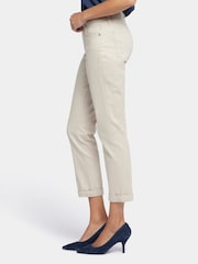 NYDJ Margot Girlfriend White Jeans - Image 3 of 7