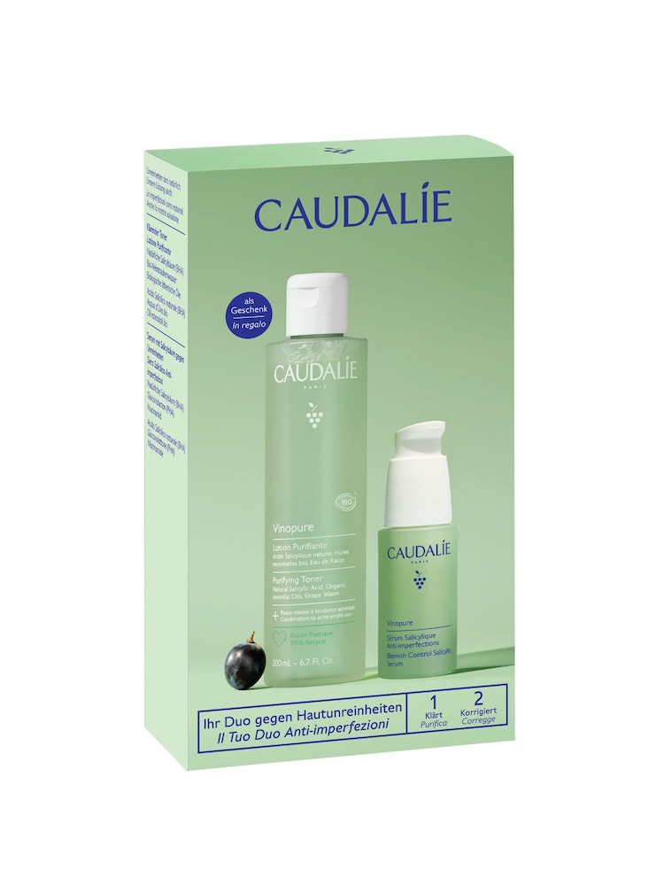 CAUDALIE Vinopure Clear Skin Tone & Treat Set - Image 2 of 2 CAUDALIE Vinopure Clear Skin Tone & Treat Set - Image 2 of 2