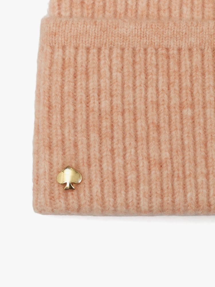 Kate Spade Orange New York Spade Beanie - Image 4 of 4 Kate Spade Orange New York Spade Beanie - Image 4 of 4