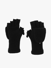 Kate Spade Black New York Spade Knit Pop Top Mitten Set - Image 2 of 4