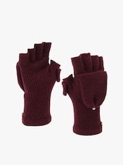 Kate Spade Red New York Spade Knit Pop Top Mitten Set - Image 2 of 4