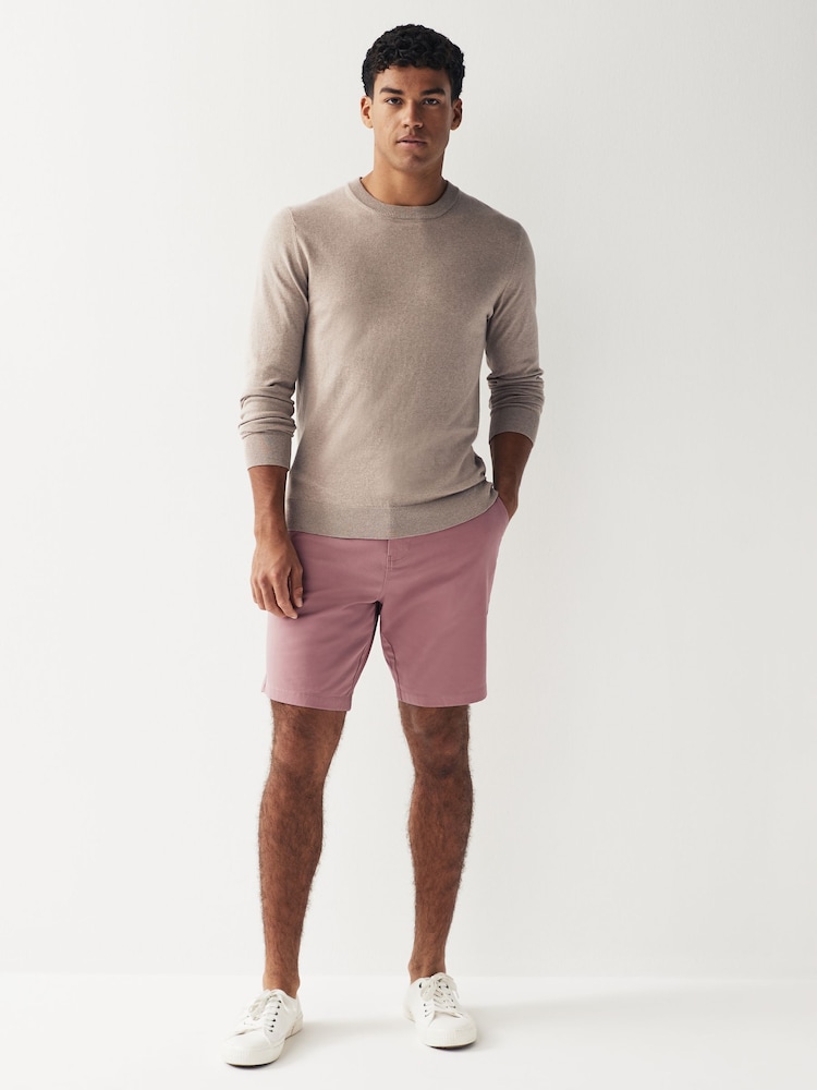 Roze - Straight fit - Chinoshort met stretch - Image 3 of 8