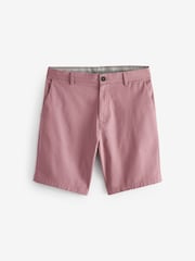 Pink Straight Fit Stretch Chinos Shorts - Image 5 of 8