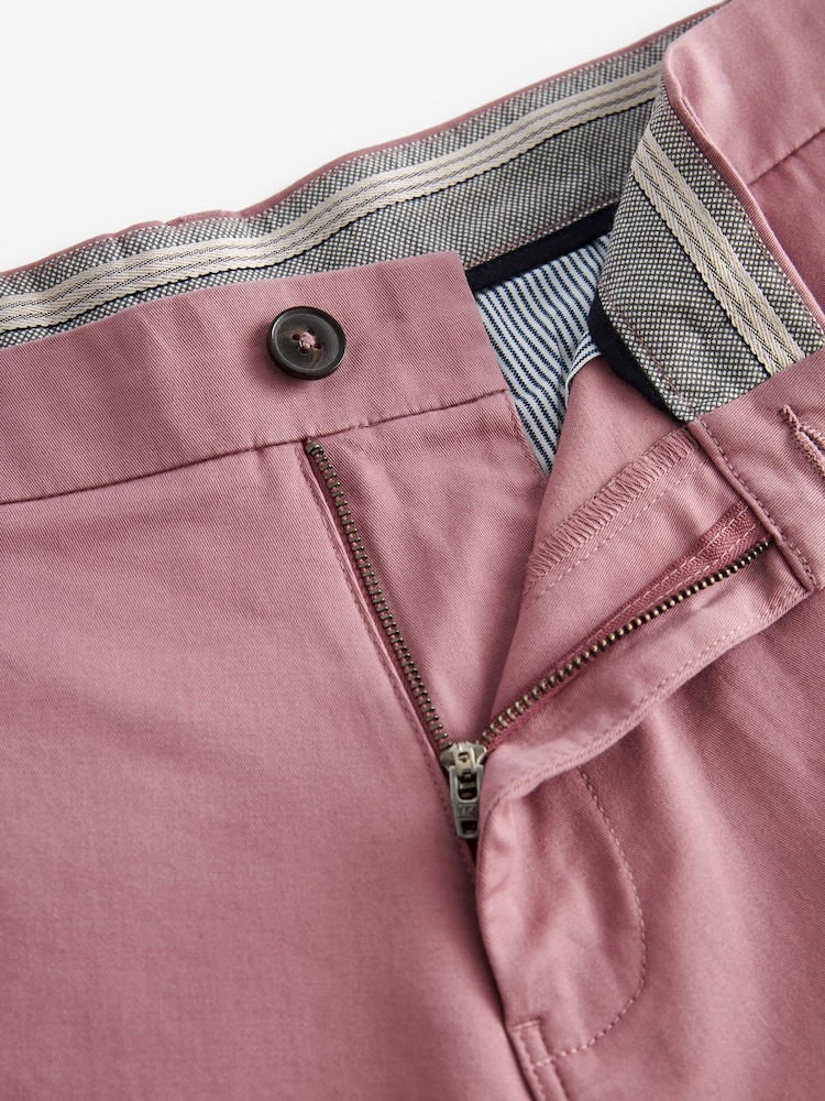 Roze - Straight fit - Chinoshort met stretch - Image 6 of 8