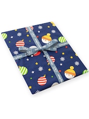 Harry Bear Blue Snug Fit 100% Cotton Christmas Pyjamas - Image 5 of 5
