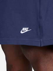 Nike Blue Club Knit 100% Cotton Shorts - Image 5 of 5