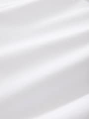 White Slim Fit Long Sleeve Oxford Shirt - Image 6 of 8