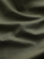 Dark Green Slim Fit Long Sleeve Oxford Shirt - Image 9 of 9