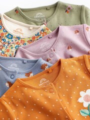 Multi Baby Sleepsuits 5 Pack (0mths-2yrs) - Image 4 of 9