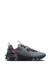 Nike Grey/Red React Vision Trainers - Image 1 of 12