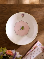 Cath Kidston Set of 4 Pink Butterfly Pasta Bowls - Image 3 of 3