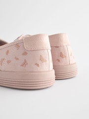Print Embroidered Forever Comfort® Laceless Canvas Slip-On Trainers - Image 4 of 8