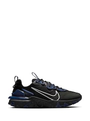 Nike Blue/Black React Vision Trainers - Image 1 of 9