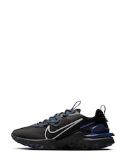 Nike Blue/Black React Vision Trainers - Image 2 of 9