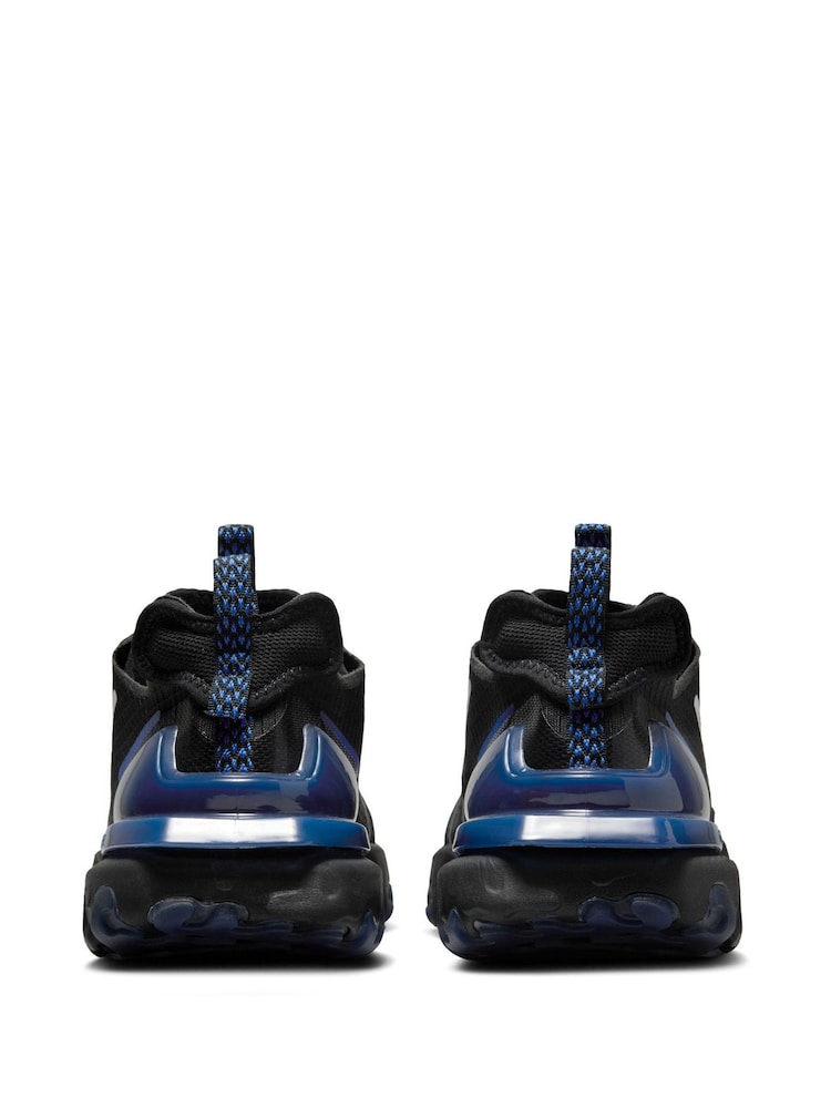 Nike Blue/Black React Vision Trainers - Image 4 of 9