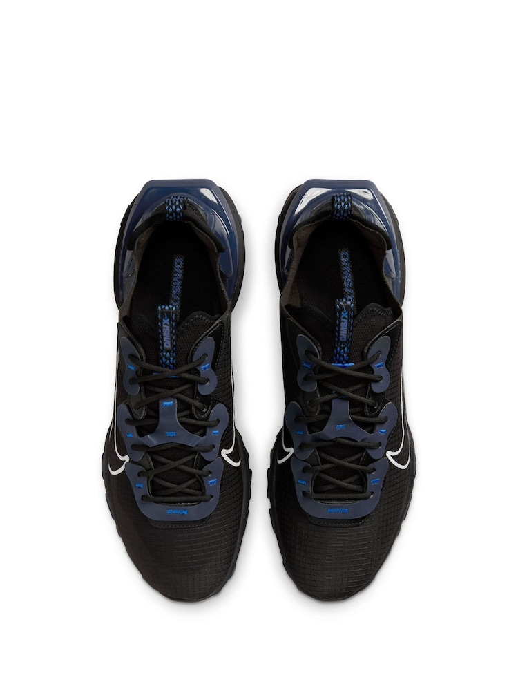 Nike Blue/Black React Vision Trainers - Image 5 of 9