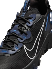 Nike Blue/Black React Vision Trainers - Image 7 of 9