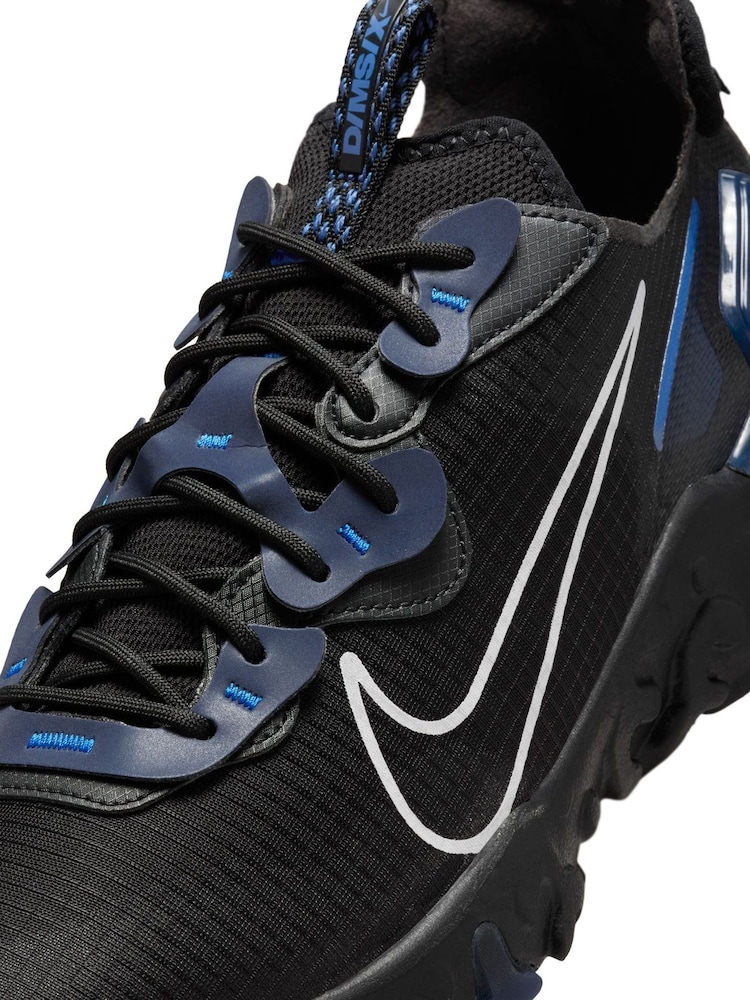 Nike Blue/Black React Vision Trainers - Image 7 of 9