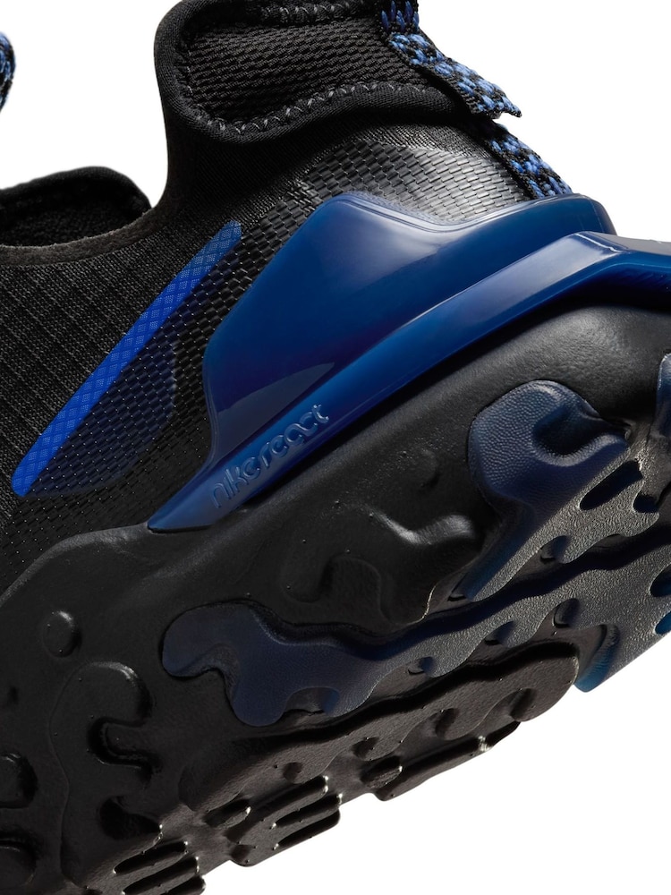 Nike Blue/Black React Vision Trainers - Image 8 of 9