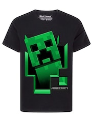 Vanilla Underground Black 100% Cotton Minecraft Gaming T-Shirt - Image 1 of 3