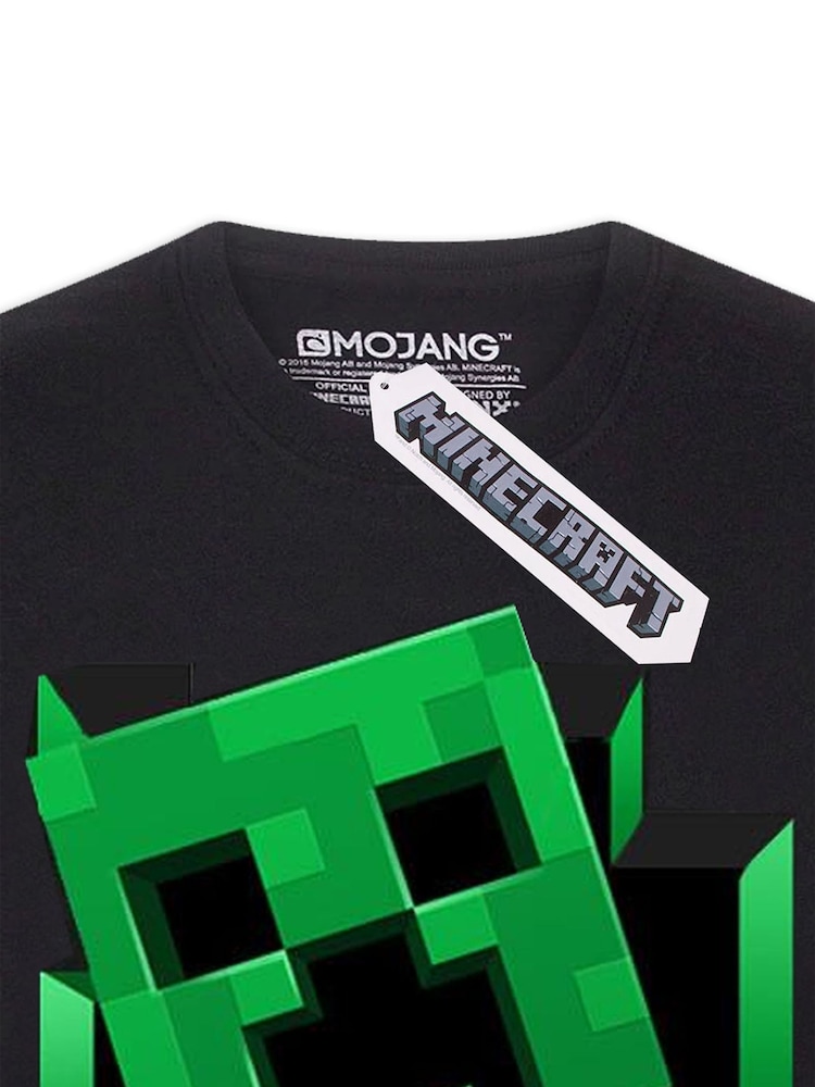 Vanilla Underground Black 100% Cotton Minecraft Gaming T-Shirt - Image 2 of 3